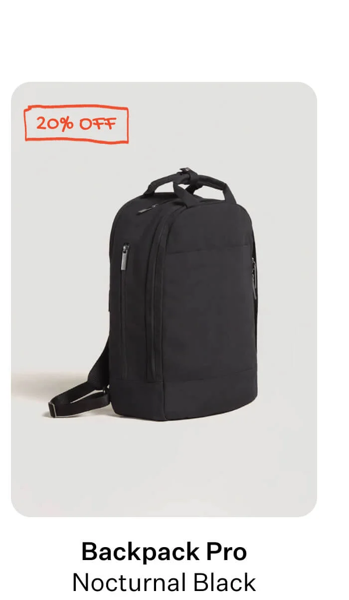 Backpack Pro - Nocturnal Black