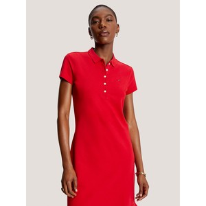 Stretch Cotton Polo Dress