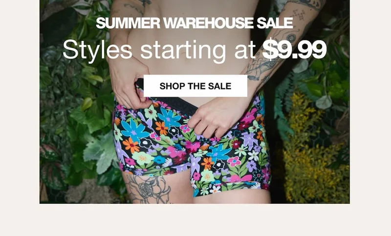 Summer Warehouse Sale