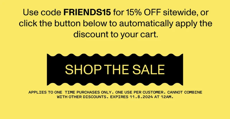 Friendsgiving 15% OFF Sale