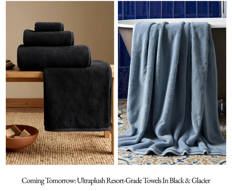 "TOWELS STRAIGHT OUT OF A HIGH-END SPA. THEY'RE SO PLUSH, SO UNBELIEVABLY COMFORTABLE" RYAN WILLISON EDITOR the Quality Edit