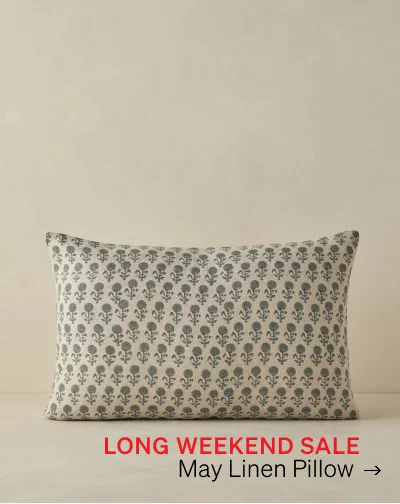 Shop May Linen Pillow