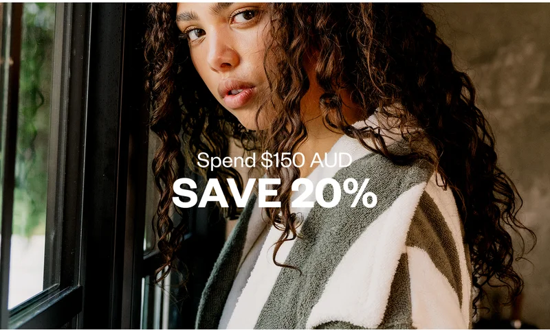Spend $150 AUD, Save 20%