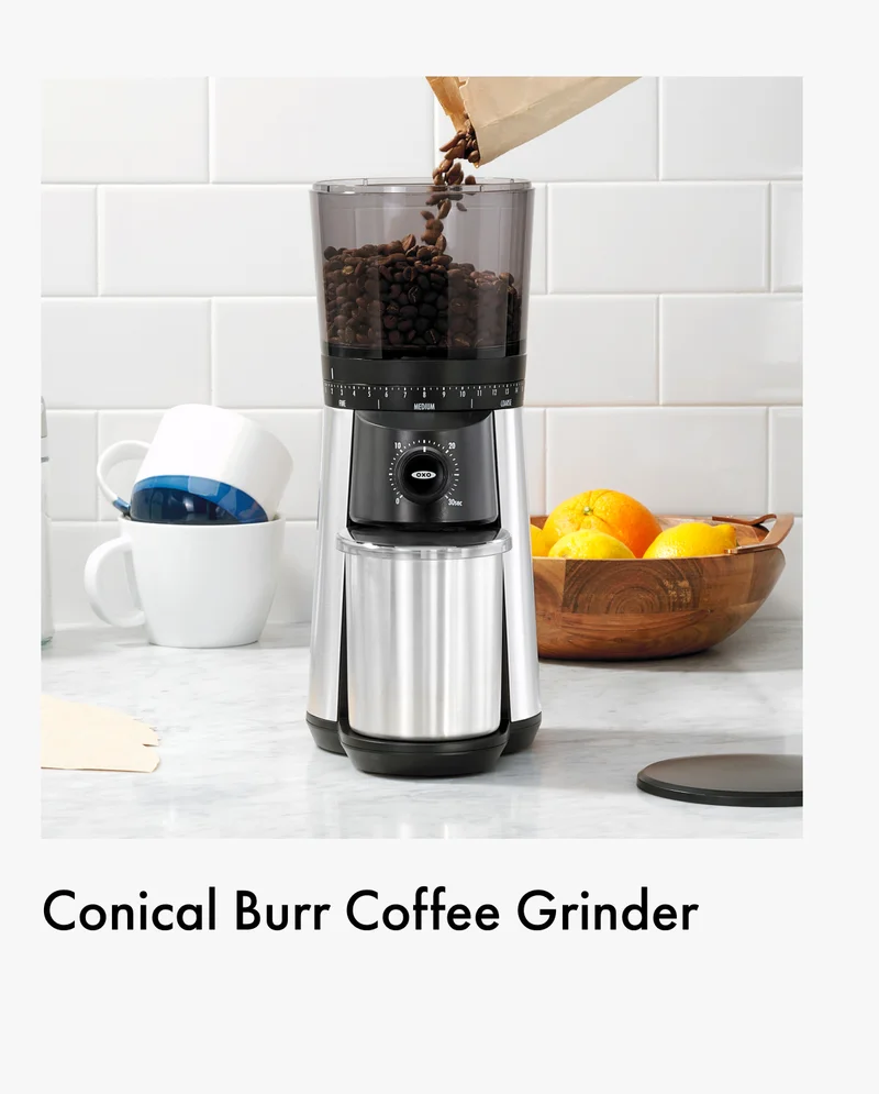 Conical burr coffee grinder