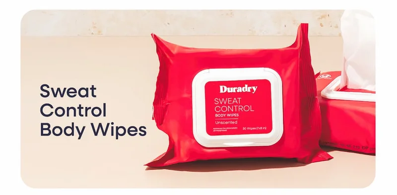 Sweat Control Body Wipes