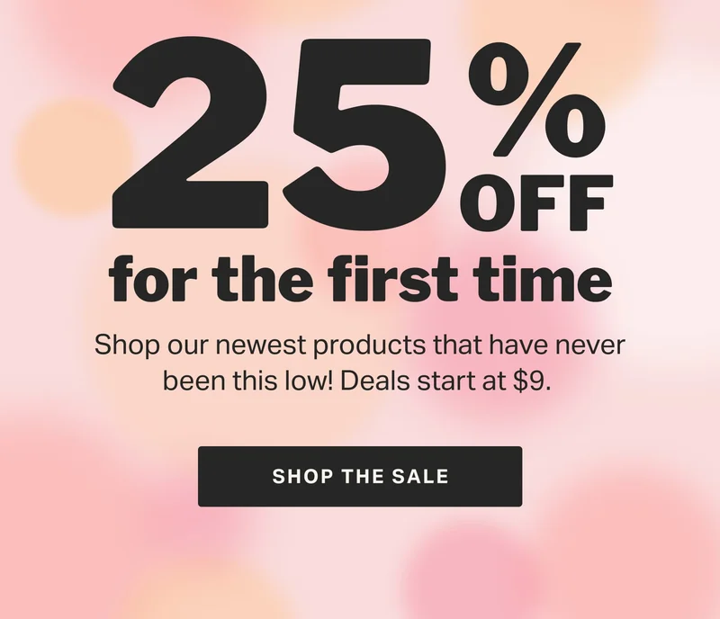 Shop our newest products that have never been this low! Deals start at $9.