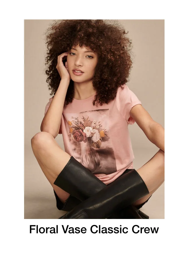 Floral Vase Classic Crew
