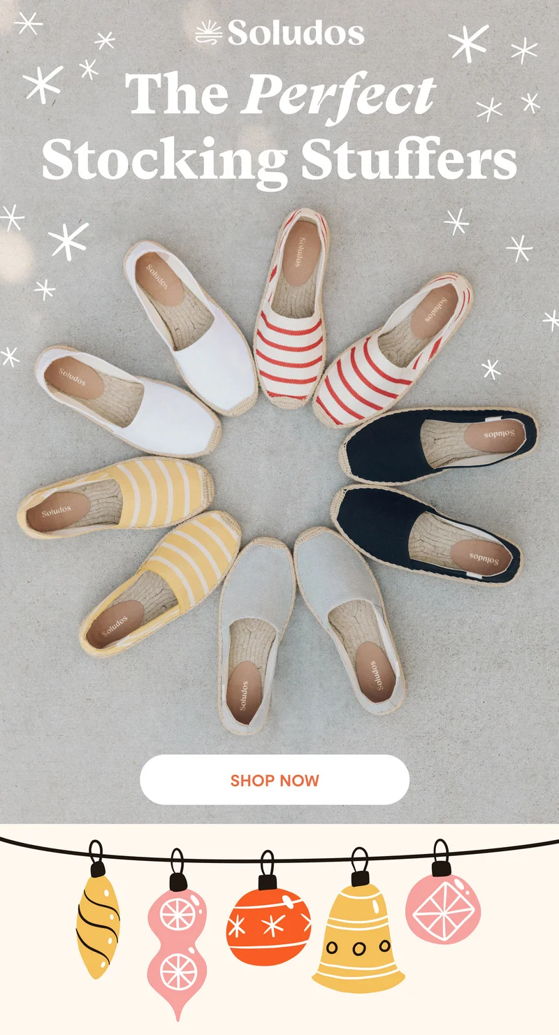 The Original Espadrilles Sale - The Perfect Stocking Stuffers