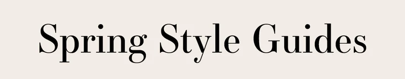 Spring Style Guides