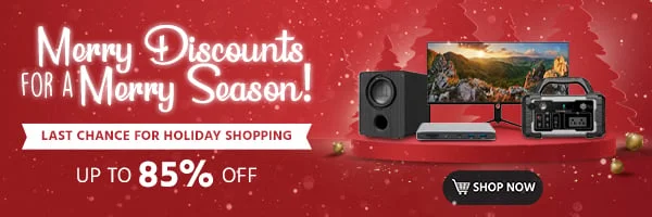 Merry Discounts for a Merry Season! LAST CHANCE FOR HOLIDAY SHOPPING Up to 85% Shop Now