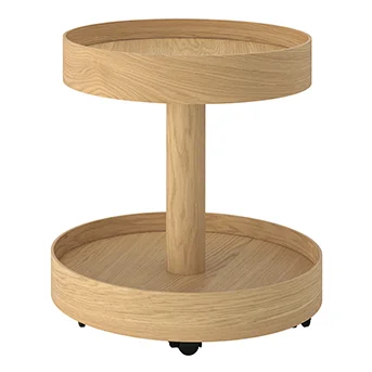 Side table on casters