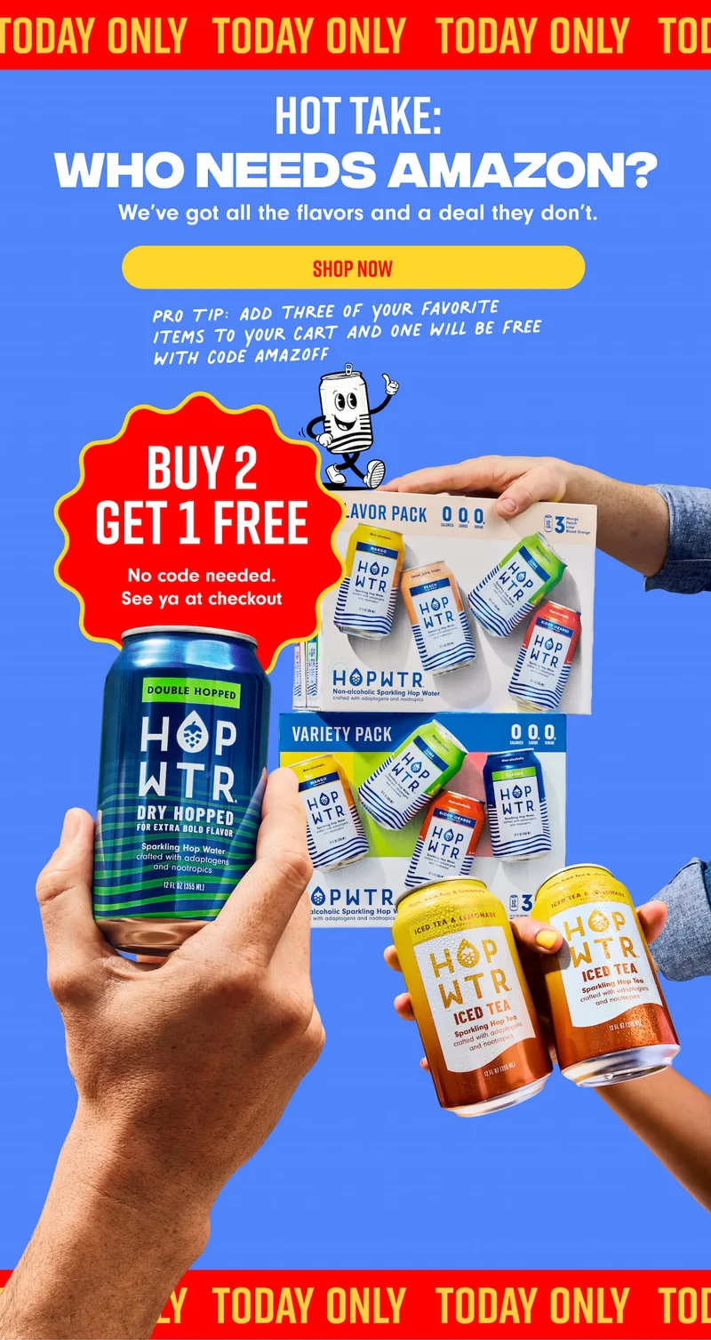 Buy 2 Get 1 free. No code needed. add three to cart and one will be Free
