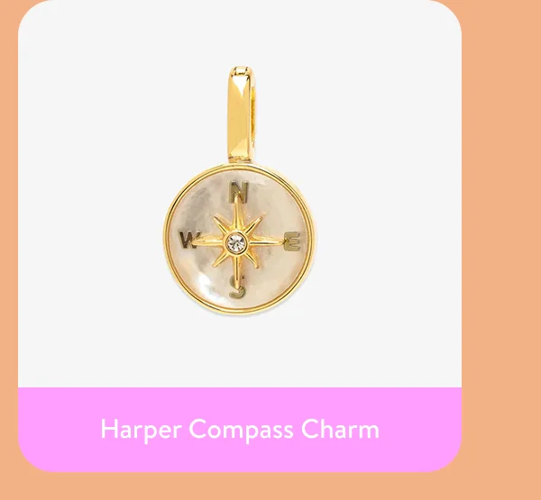 Harper Compass Charm