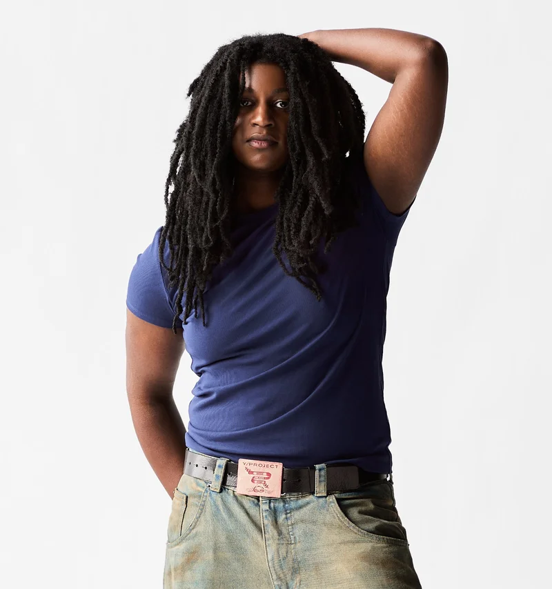 Image of Bamboo Rib Short Sleeve Tee - Future Dusk
