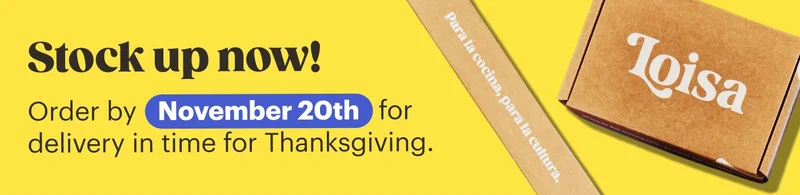Stock up now! Order by November 20th for delivery in time for Thanksgiving.