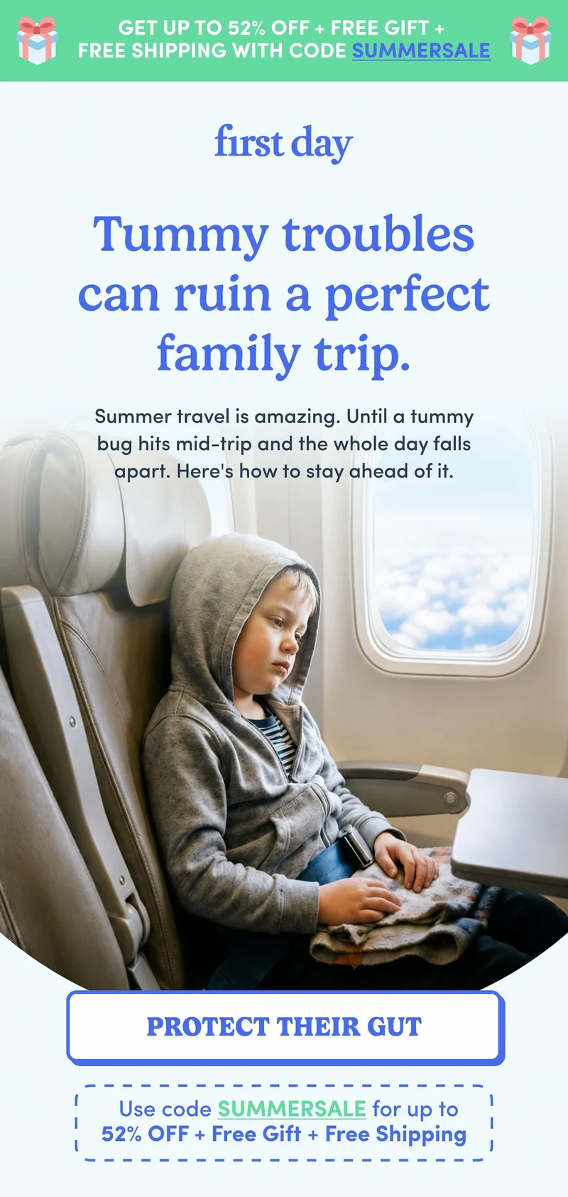 Tummy troubles can ruin a perfect family trip.