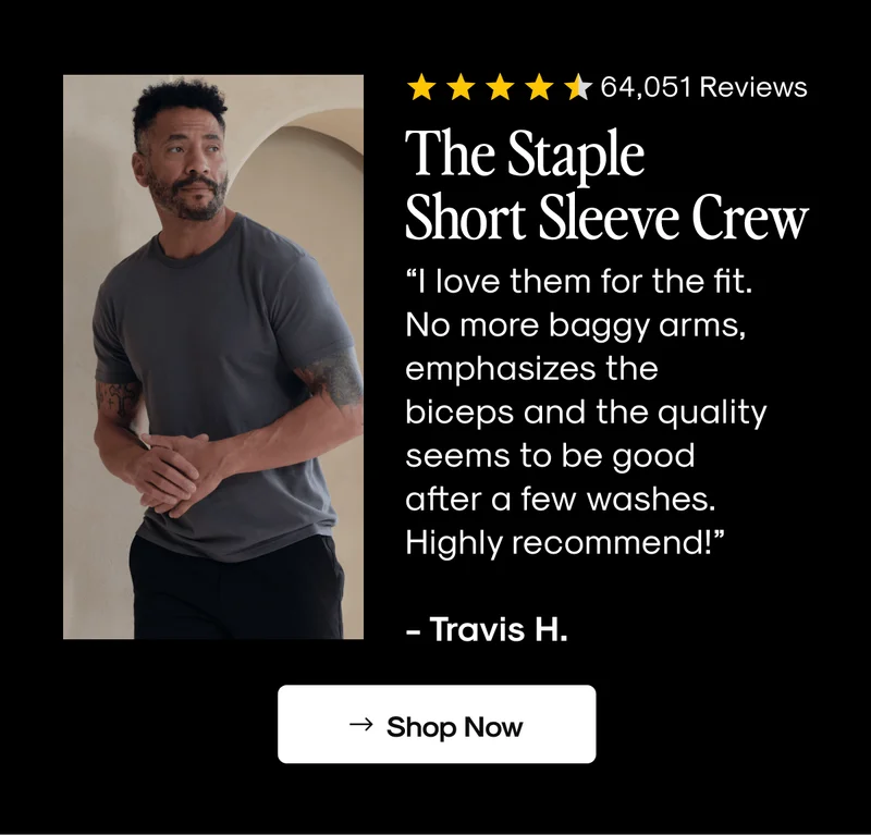 The Staple Short Sleeve Crew