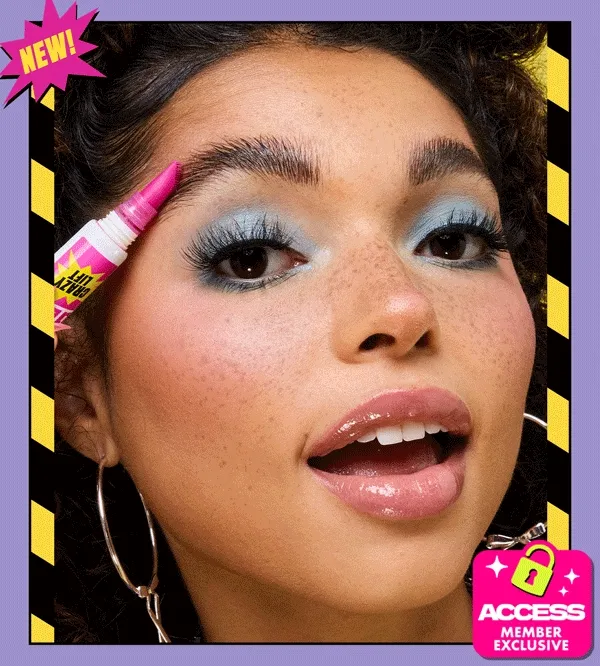 GIF Image of models using The Brow Glue