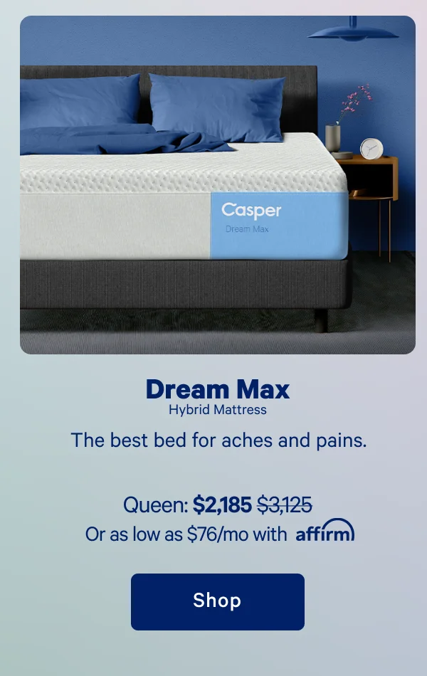 Dream Max Hybrid >> The best bed for aches and pains. >> Shop >>