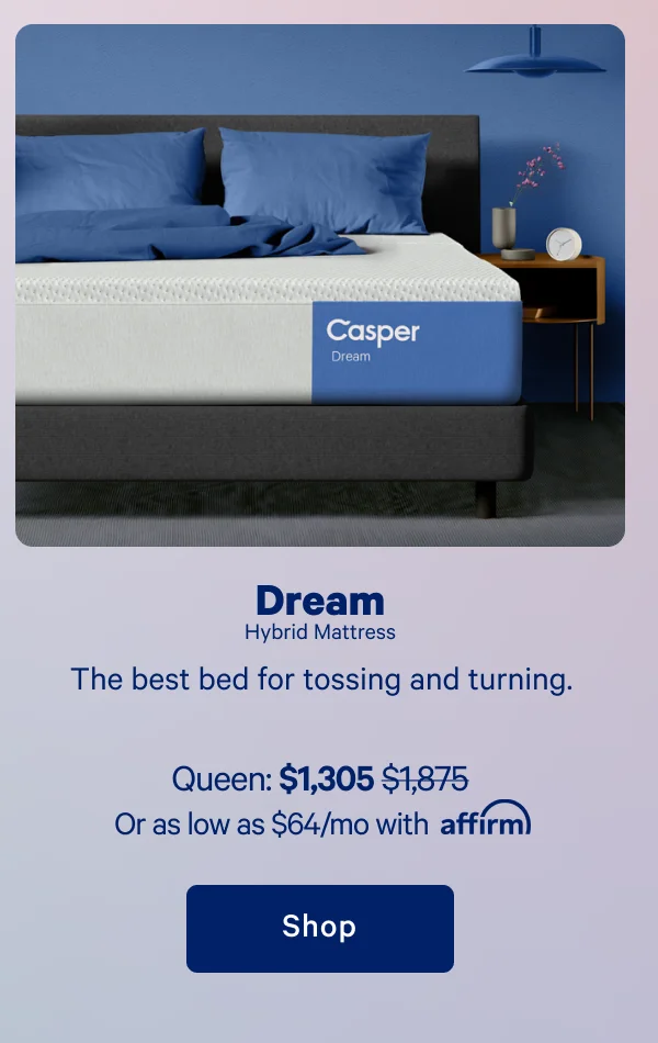 Dream Hybrid Mattress >> The best bed for tossing and turning. >> Shop >>