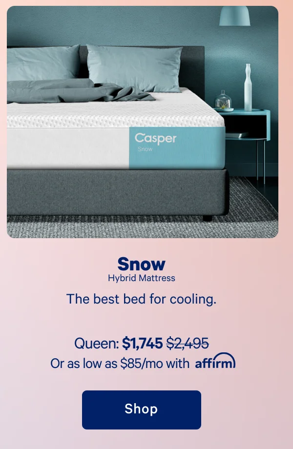 Snow Hybrid Mattress >> The best bed for cooling. >> Shop >>