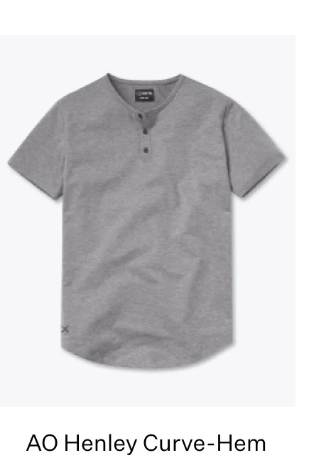 AO Henley Curve-Hem