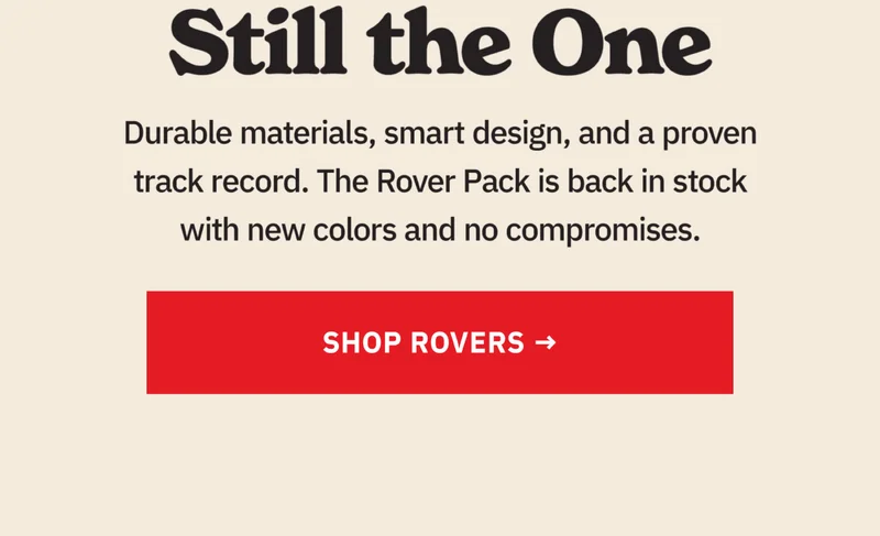 Shop Rover Pack