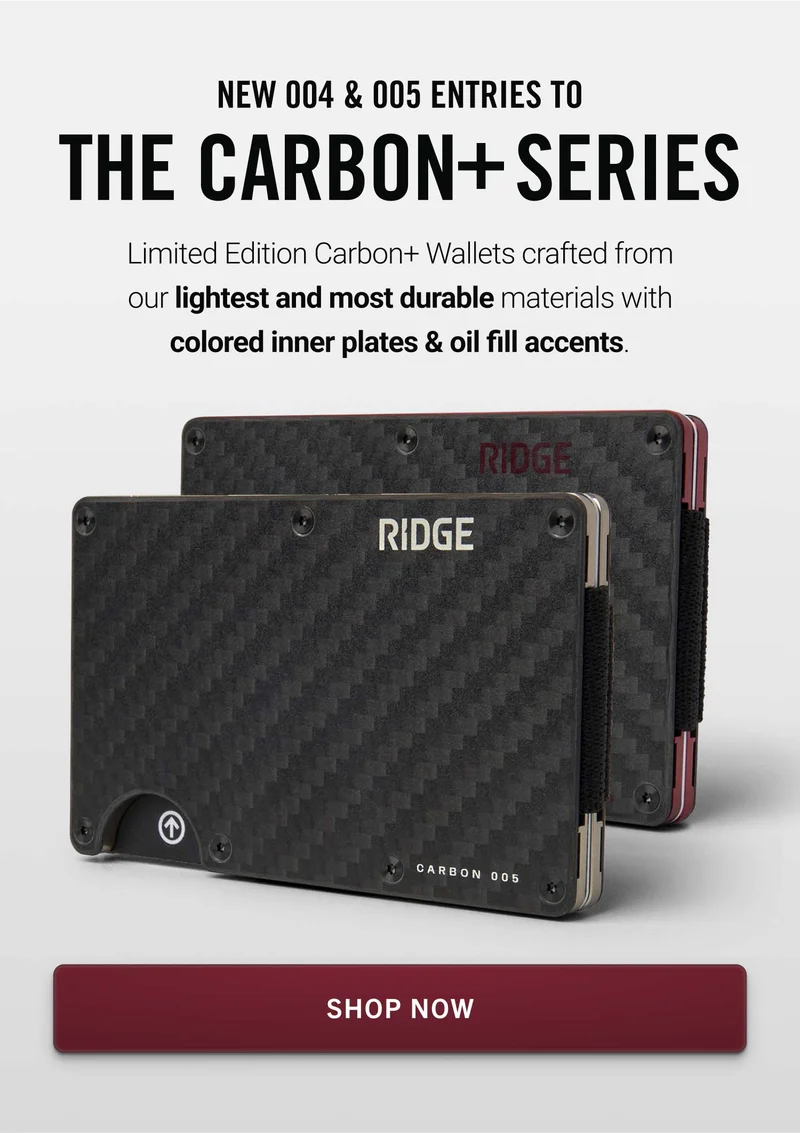 Limited Edition Carbon+ Wallets