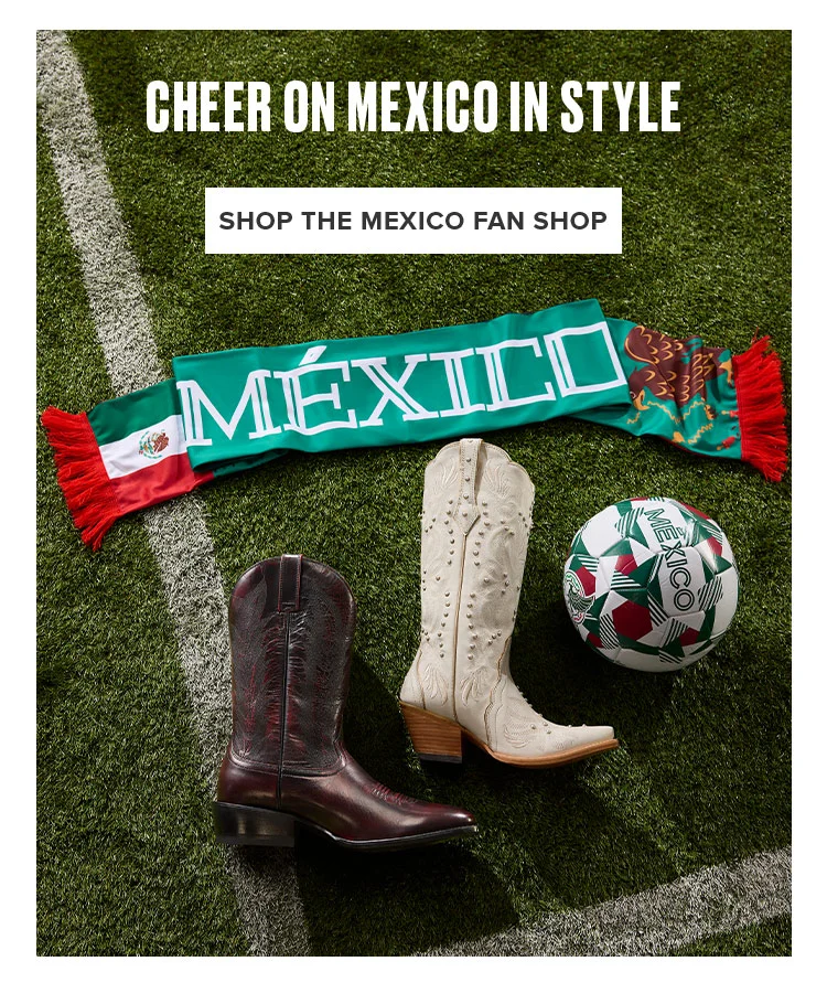 Cheer on Mexico in style. SHOP THE MEXICO FAN SHOP.