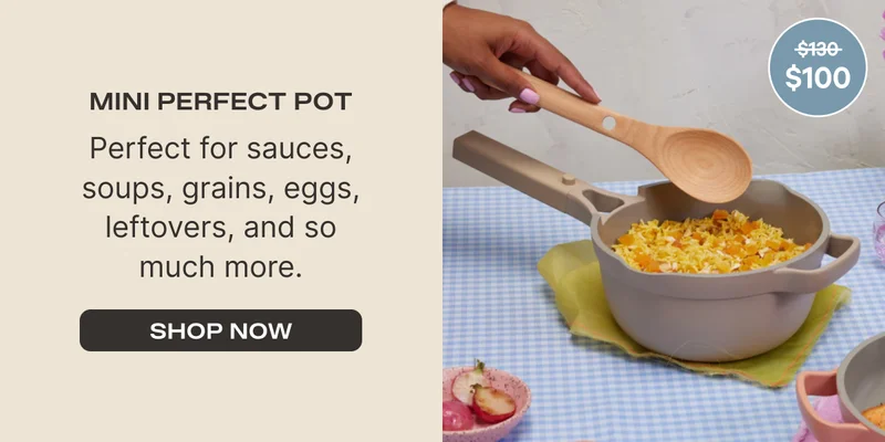Mini Perfect Pot (Was $130 Now $100) - Perfect for sauces, soups, grains, eggs, leftover, and so much more. - Shop Now