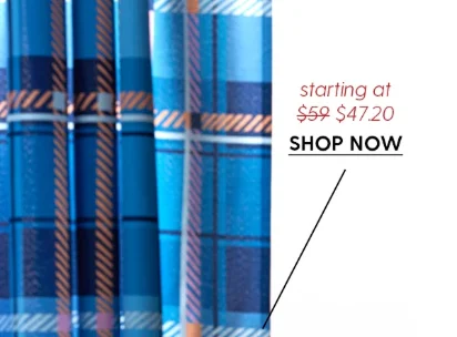 Tartan Motif Style B Curtain