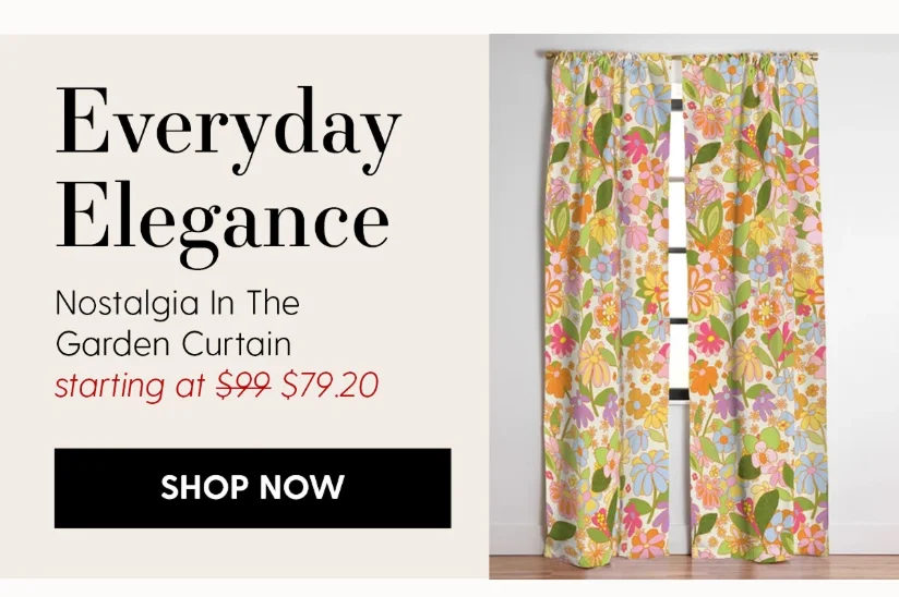 Nostalgia in the garden Curtain