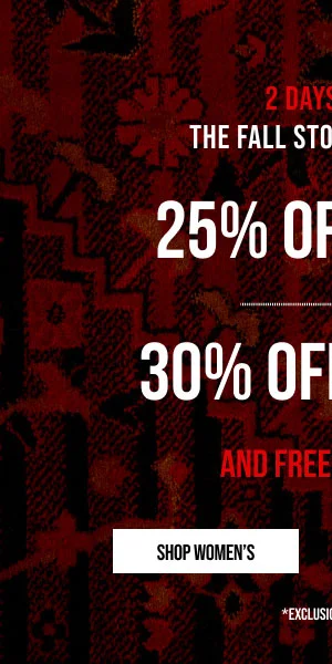 25% off $150, 30% off $200 Shop Women's