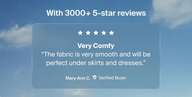 With 3000+ 5-star reviews.