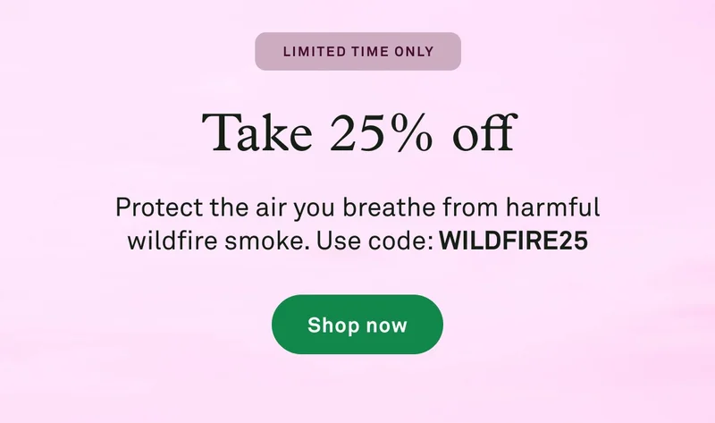 25% off purifiers