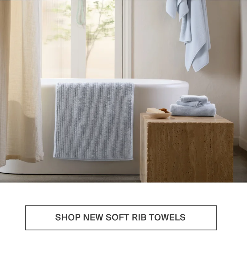 Shop new soft rib towels