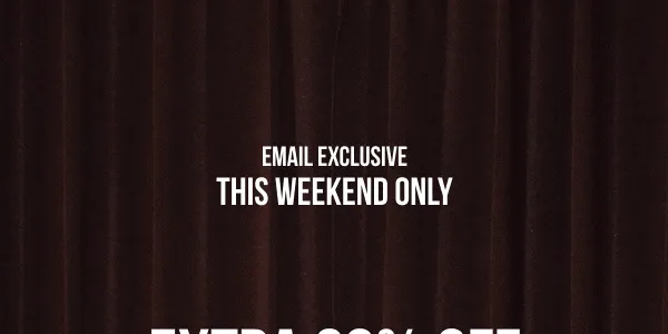 Email Exclusive Extra 20% off