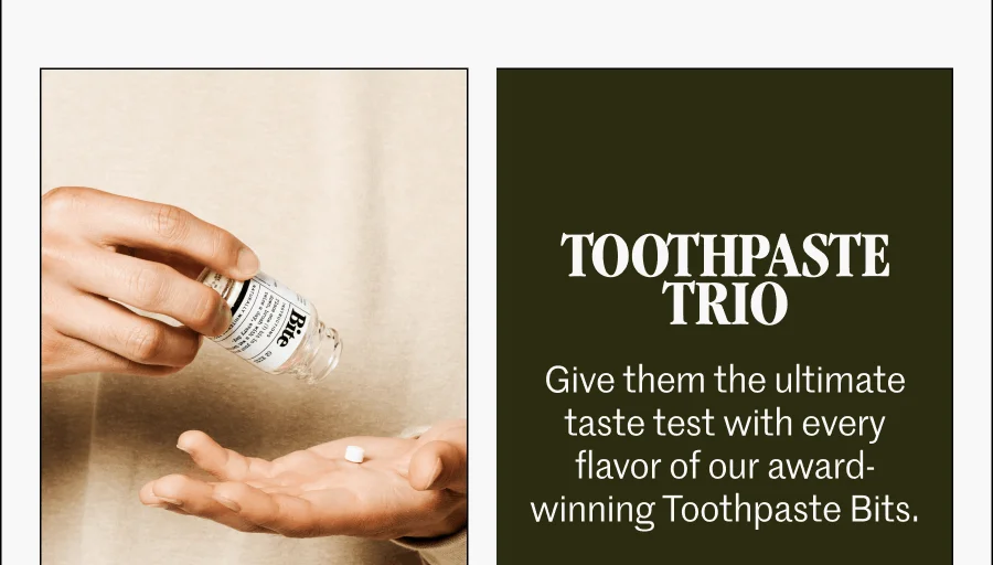 Toothpaste trio
