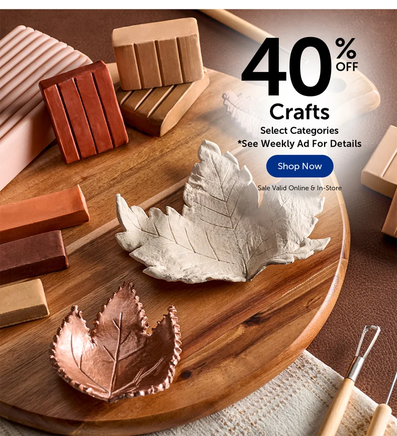 40% Off Crafts - Select Categories