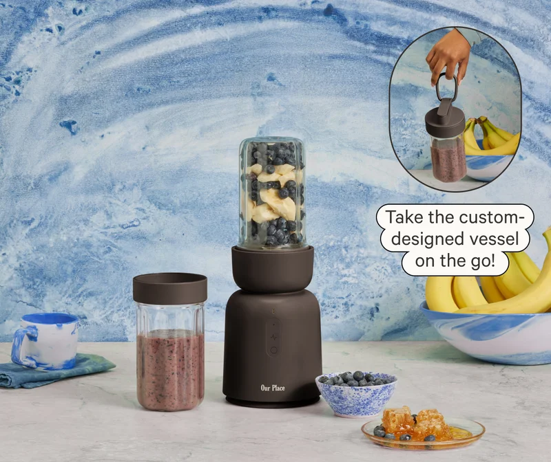 Take the custom-designed vessel on the go!