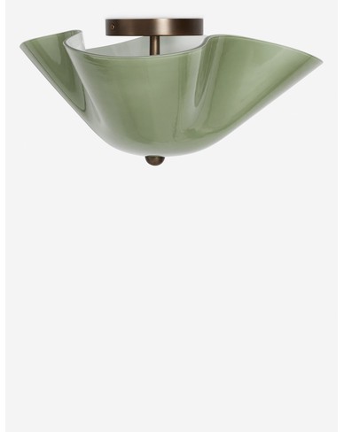 Radner Flush Mount Light - Green / 16"Dia