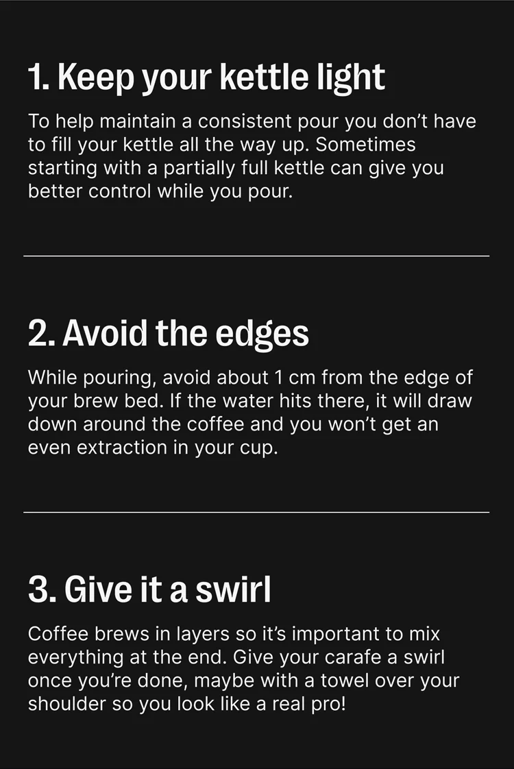 3 tips to go pour-over pro