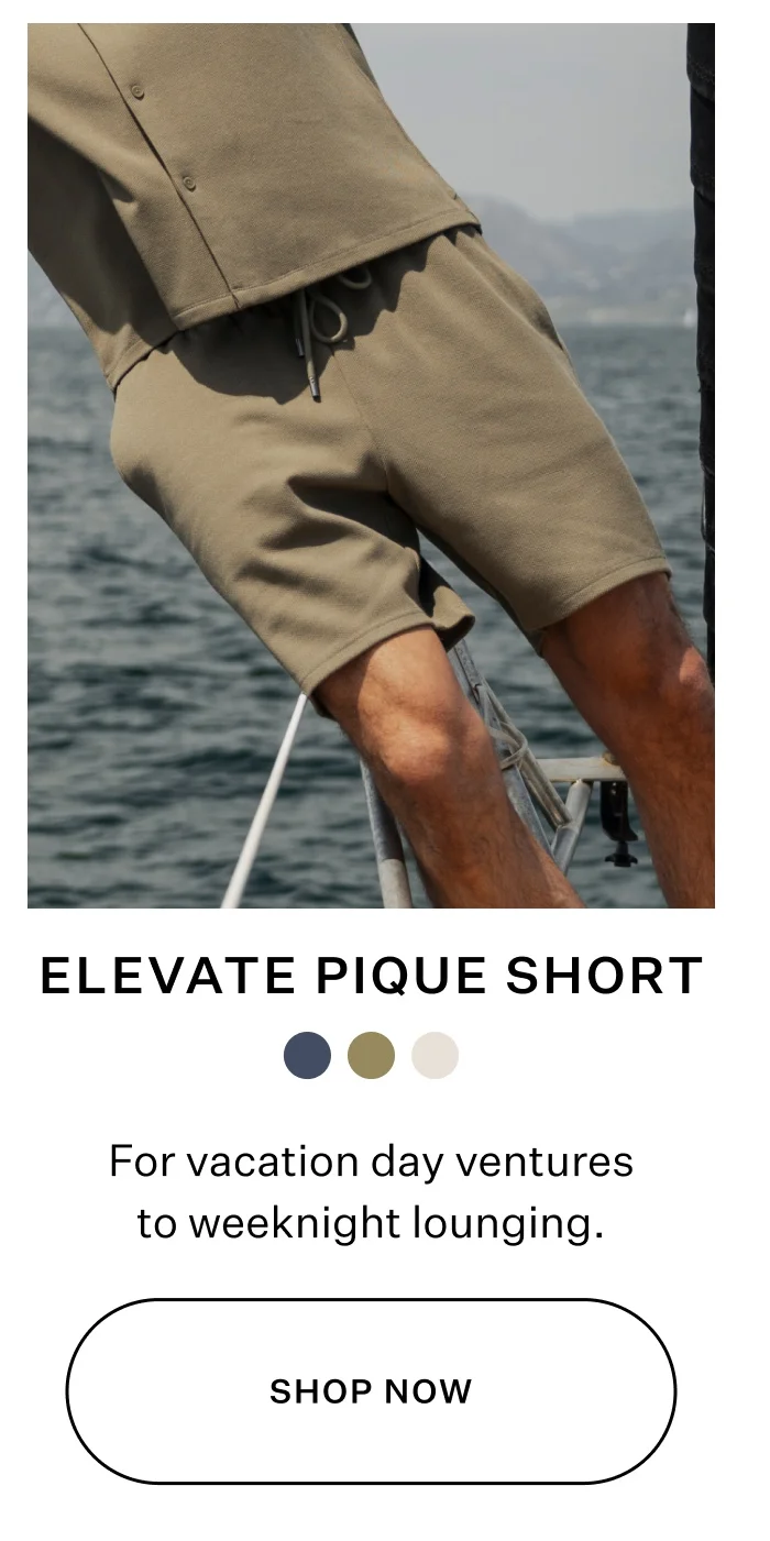 Elevate Pique Short