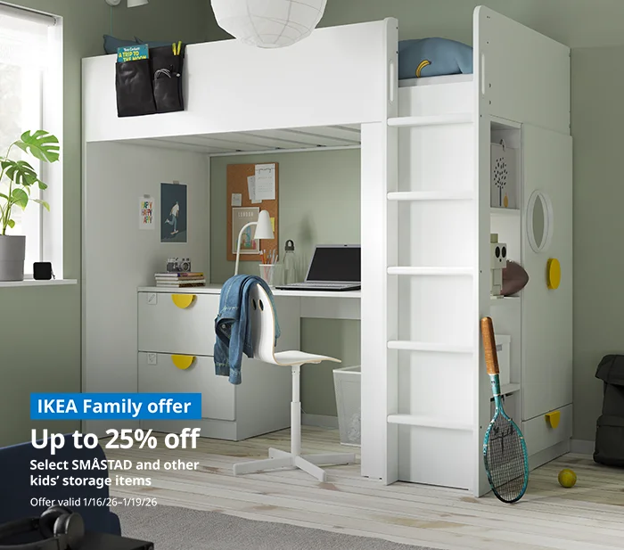 SMÅSTAD and kids’ storage items