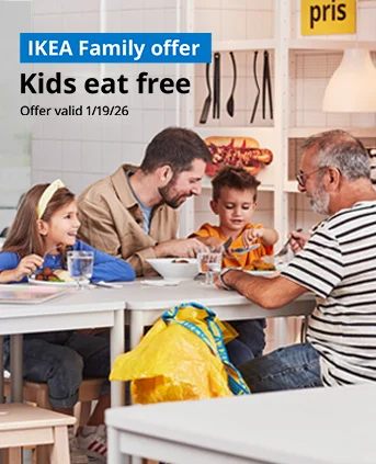 Enjoy free kids' meals at the IKEA Swedish restaurant on 1/19/25