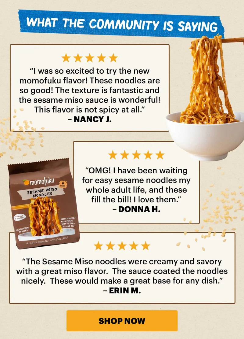 Back in stock Sesame Miso