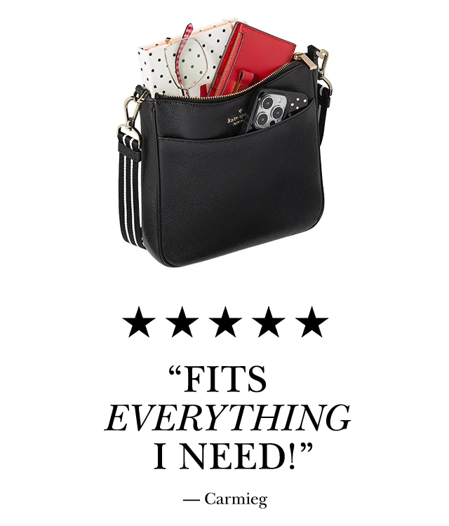 "Fits everything I need!" -Carmieg