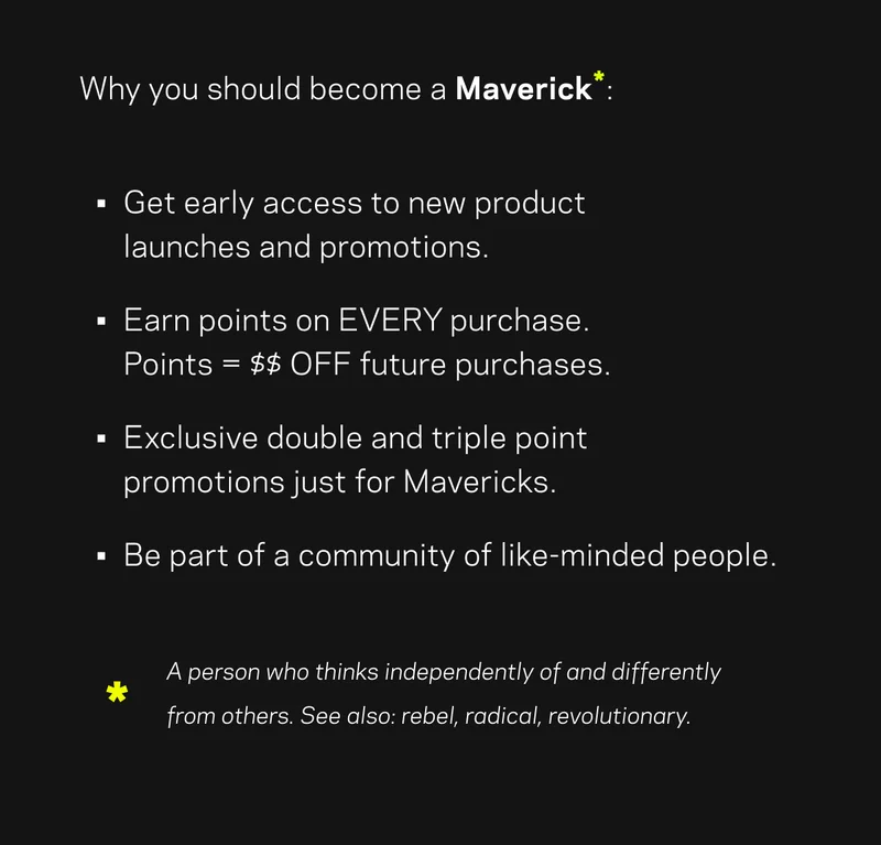 Why you should become a Maverick