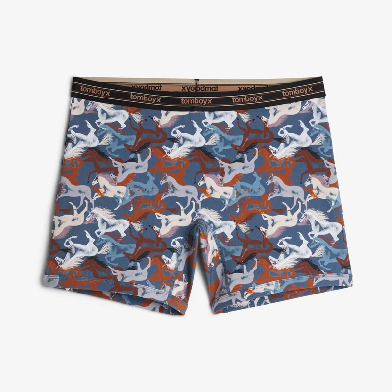 Image of 6" No Fly Boxer Briefs - Lucky Horses