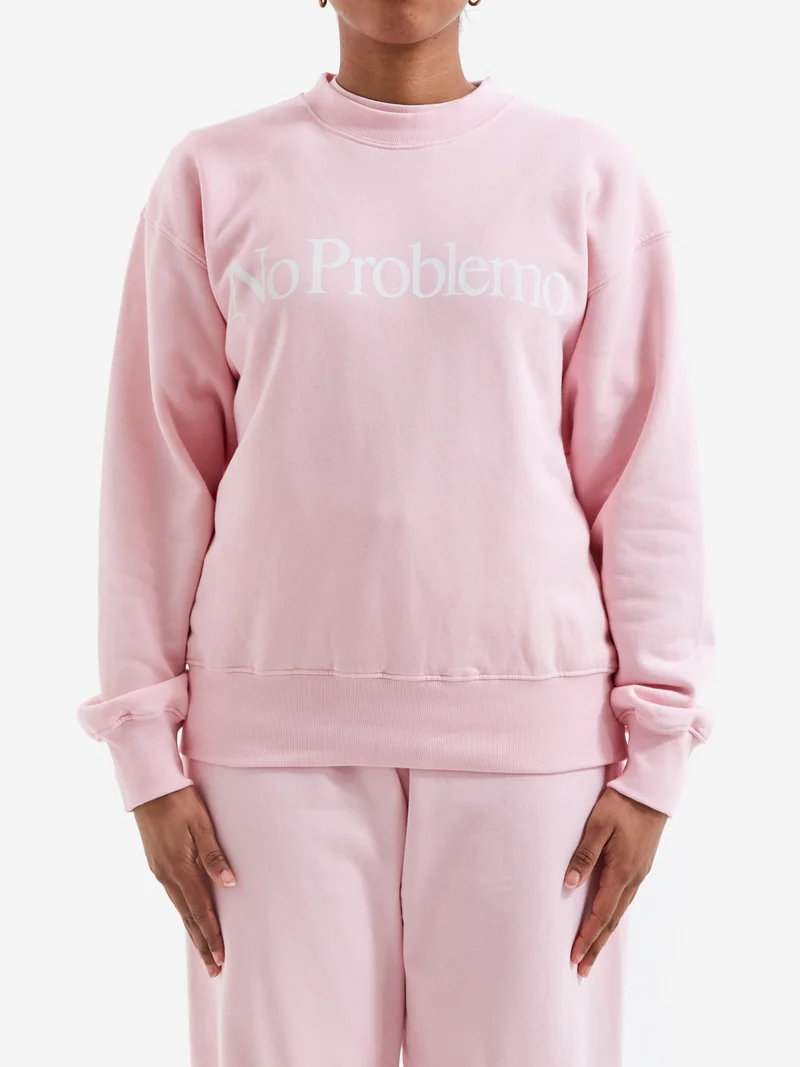 Image of No Problemo Sweatshirt - Pale Pink